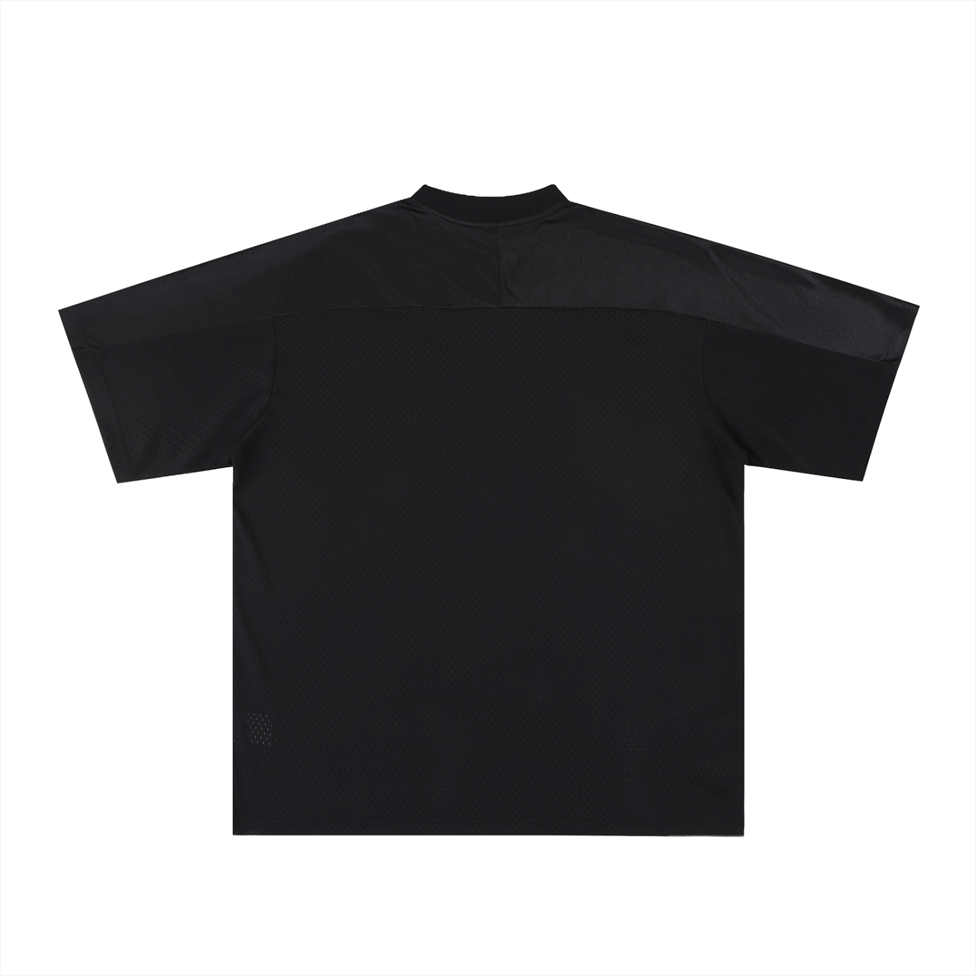 Maillot Mesh Oversize Noir — Pétanque Sportif