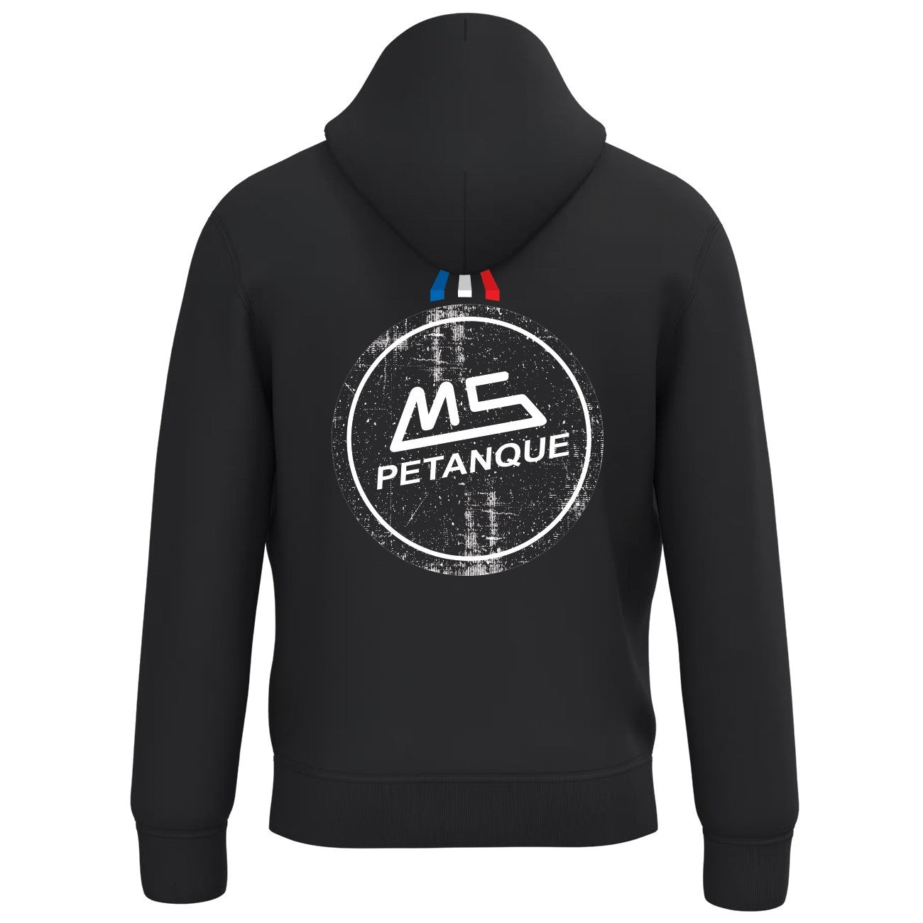 Sweat à Capuche MS Pétanque Noir 2026