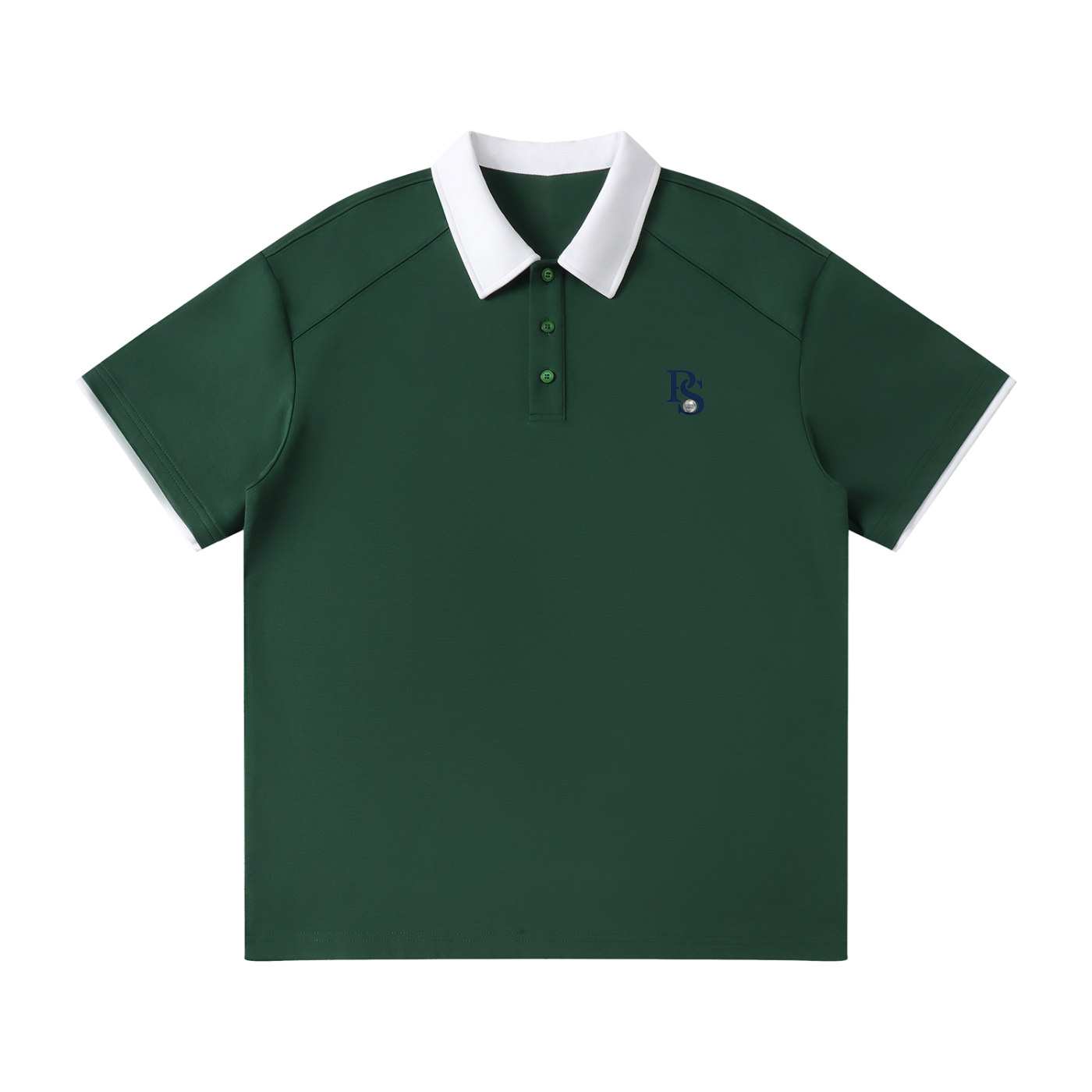 Polo Raglan Col Contrasté — Pétanque Sportif