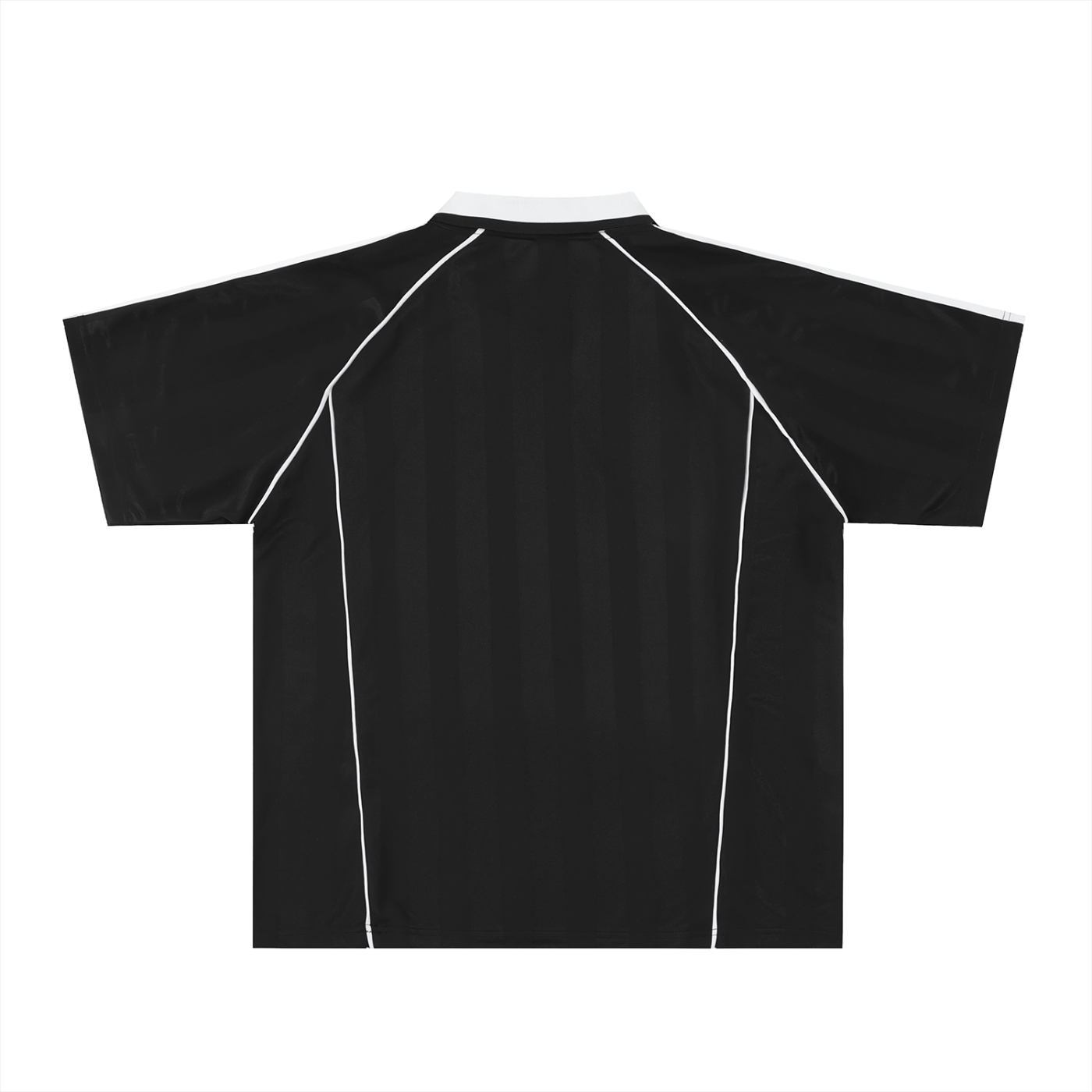 Maillot à Col et Rayures Contrastées