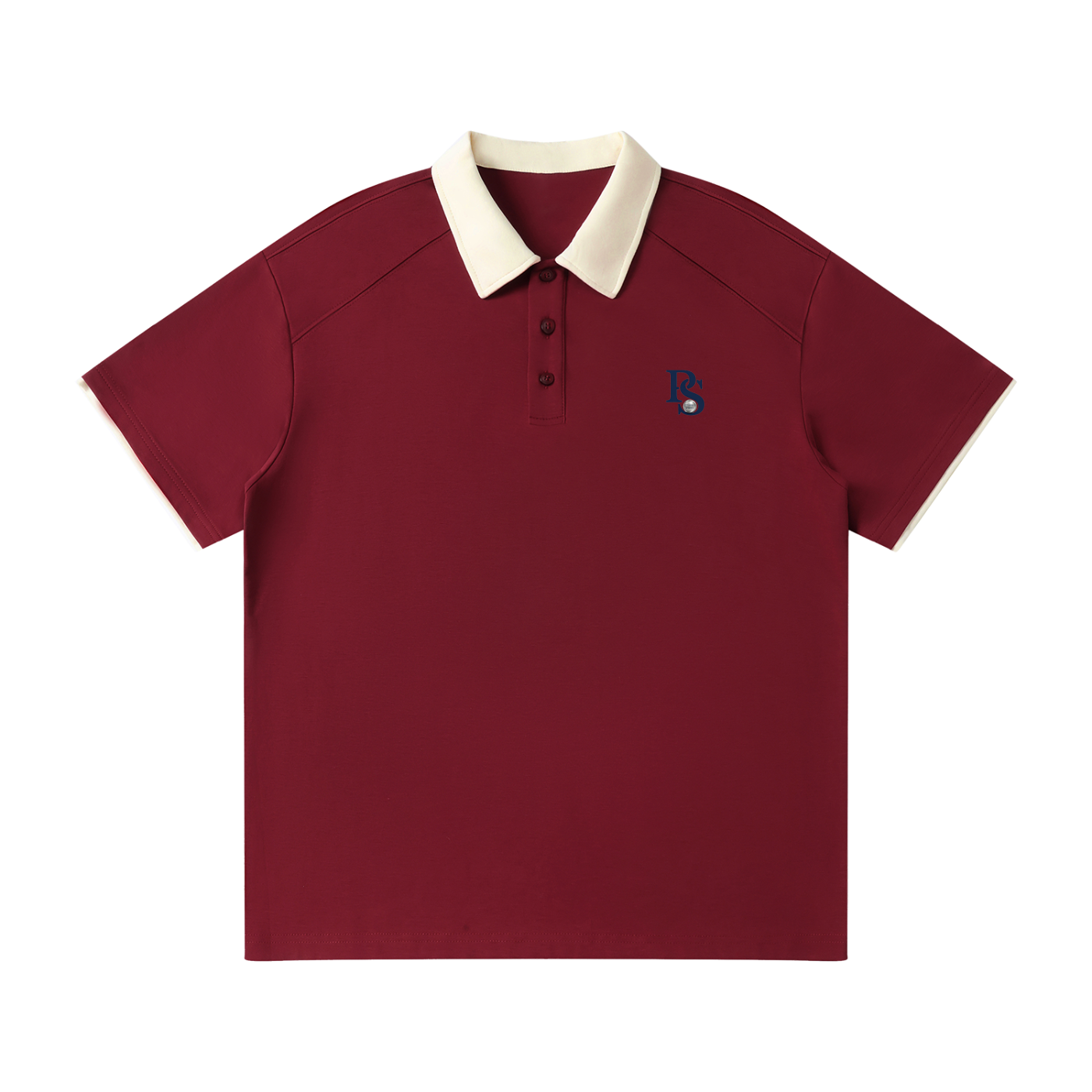 Polo Raglan Col Contrasté — Pétanque Sportif
