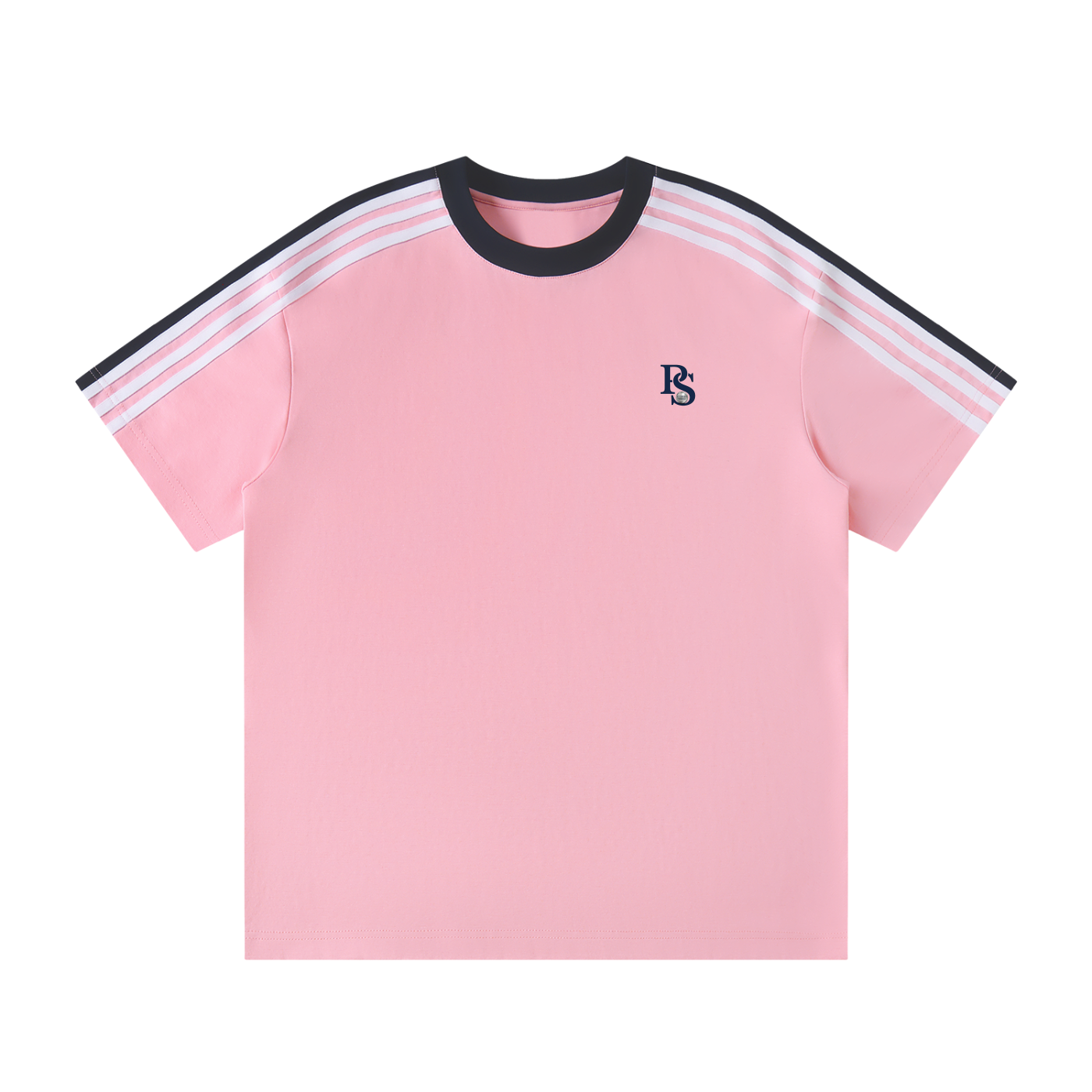 T-shirt Colorblock Rayé Unisexe