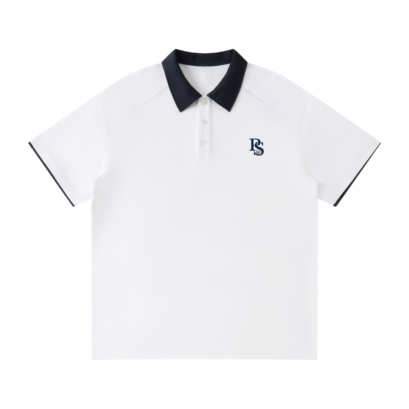 Polo Raglan Col Contrasté — Pétanque Sportif