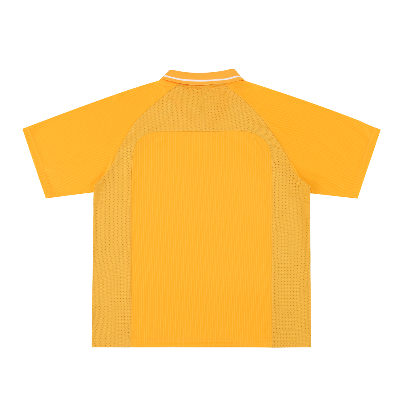 Maillot Rayé Col V Oversize — Jaune