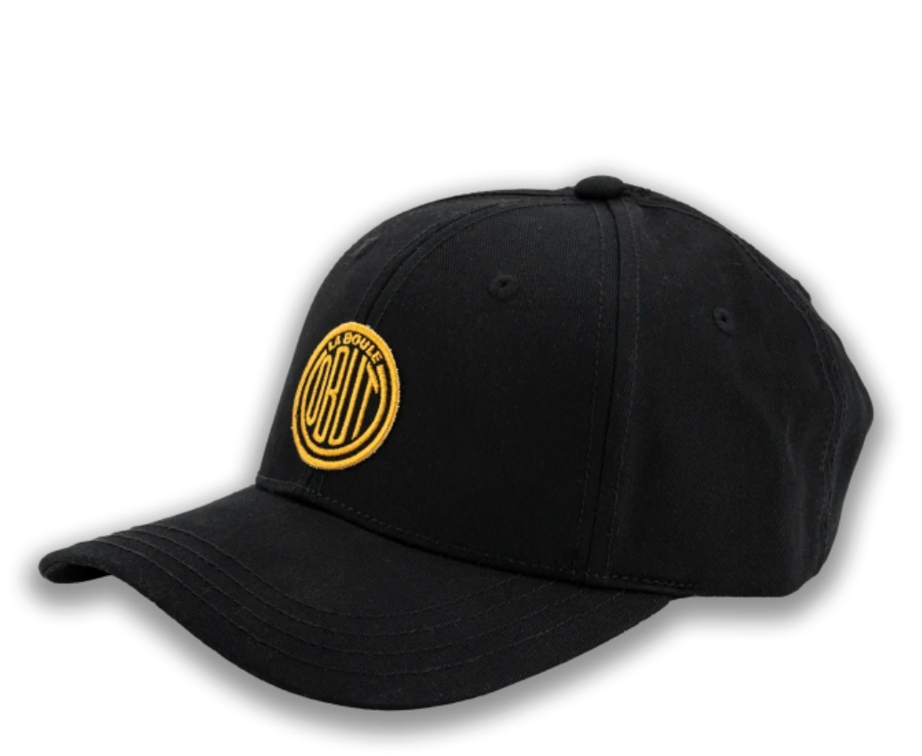 Casquette Obut Noire Logo Vintage Moutarde