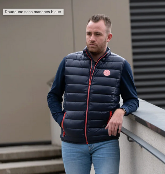 Doudoune Sans Manches Obut La Boule Bleue