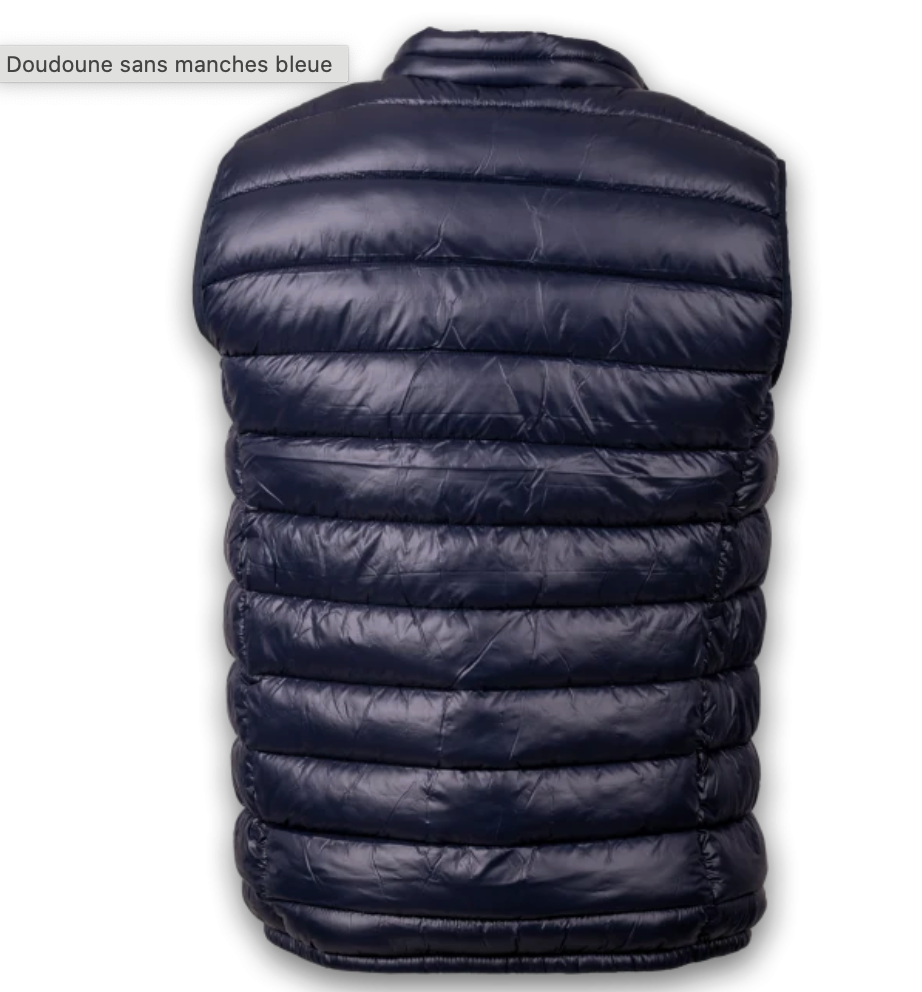 Doudoune Sans Manches Obut La Boule Bleue