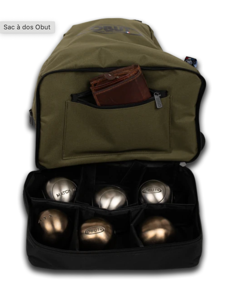 Sac à dos Obut Pétanque Kaki