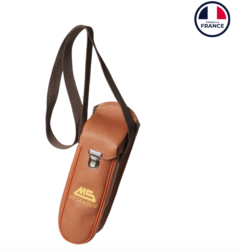 Sacoche Cuir Véritable Longue MS Pétanque