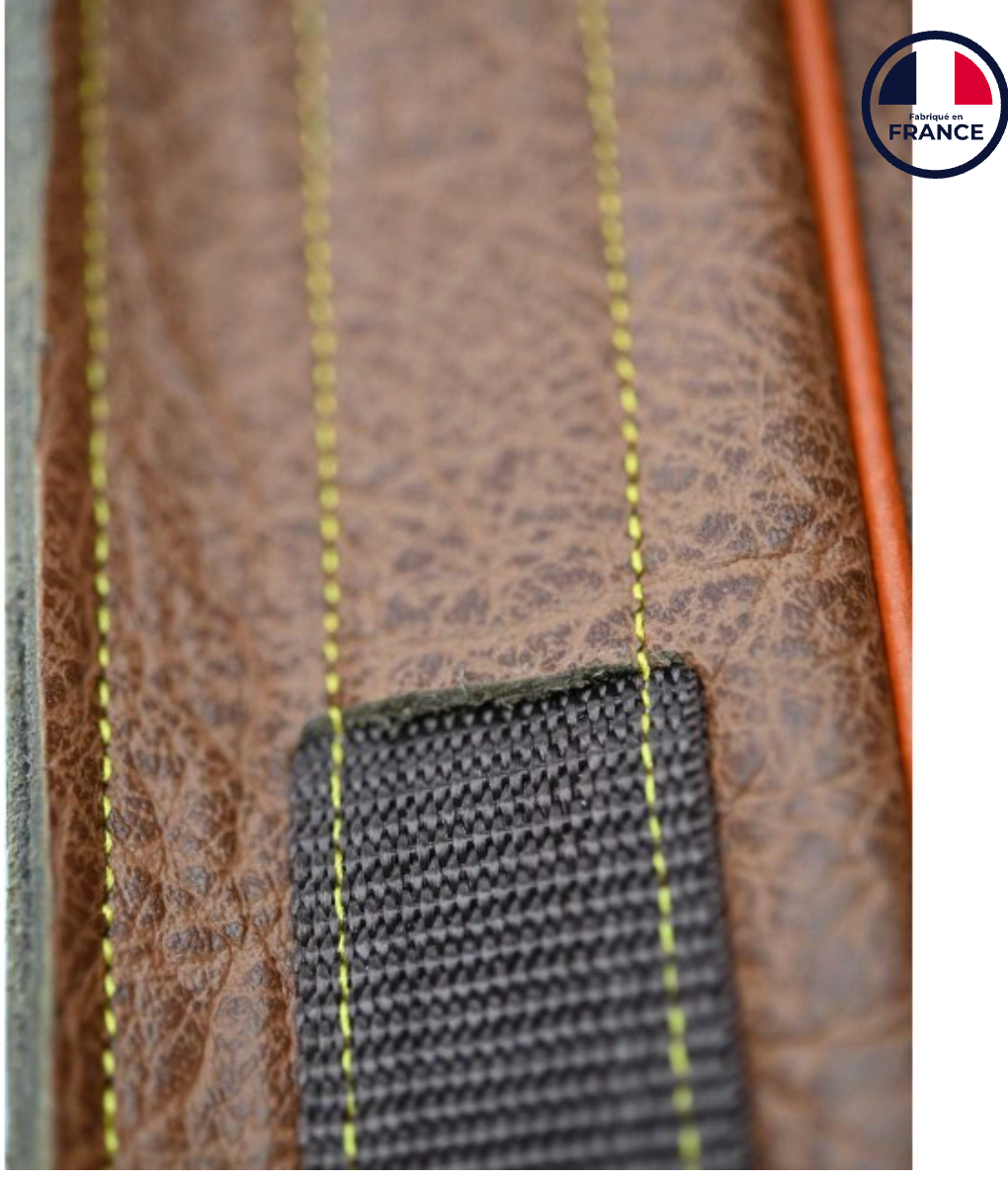 Sacoche Cuir Véritable Longue MS Pétanque