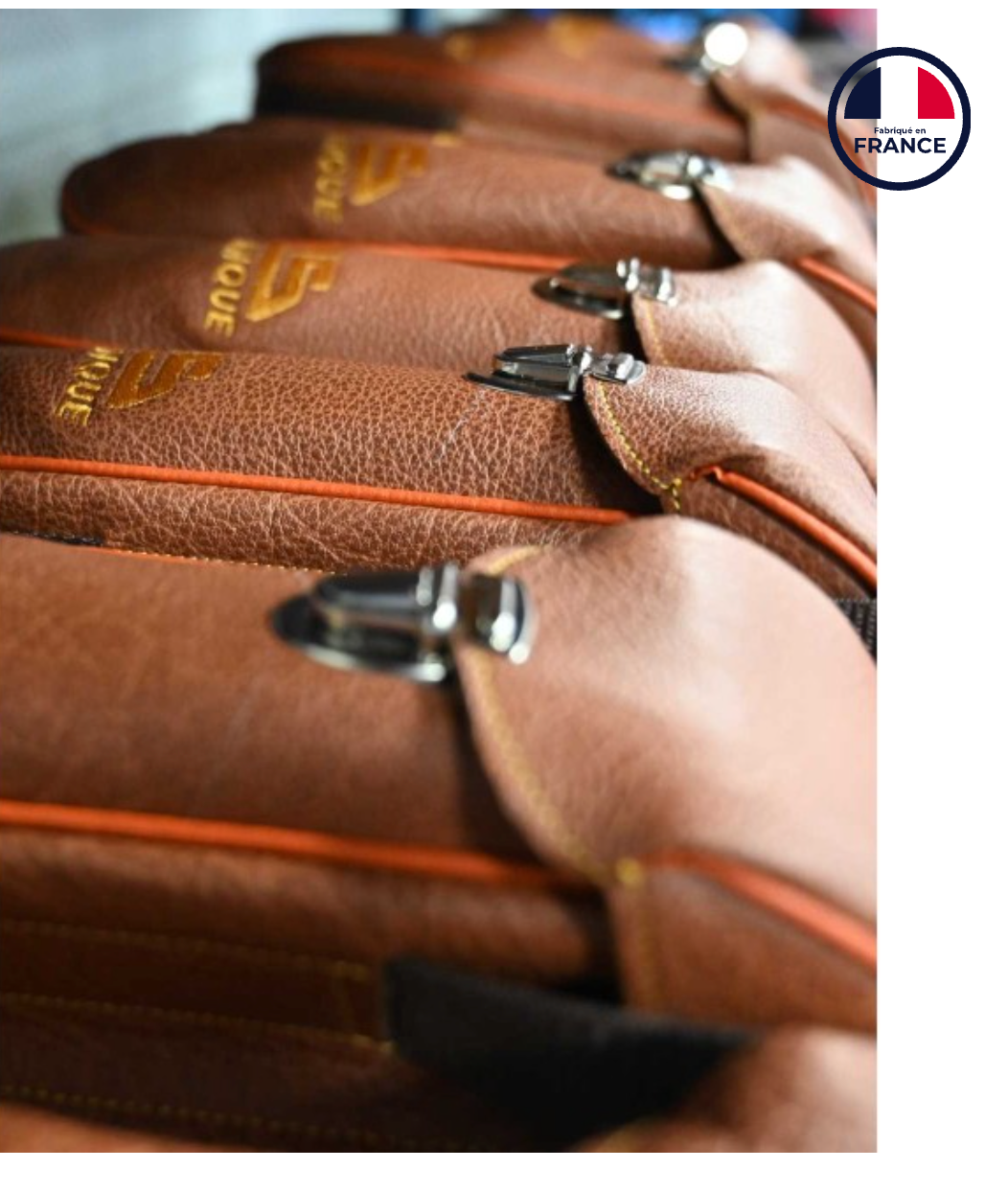 Sacoche Cuir Véritable Longue MS Pétanque