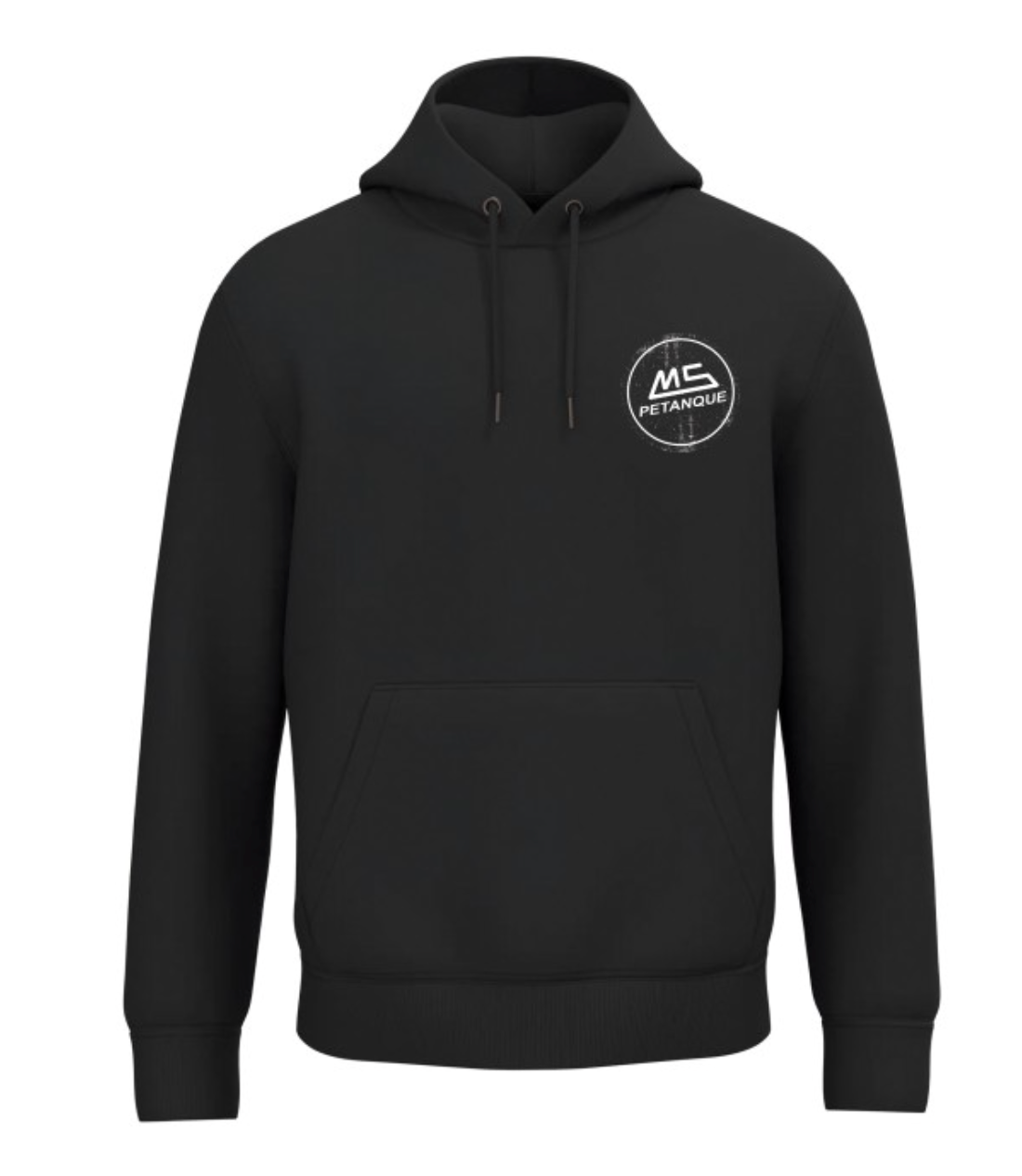 Sweat à Capuche MS Pétanque Noir 2026