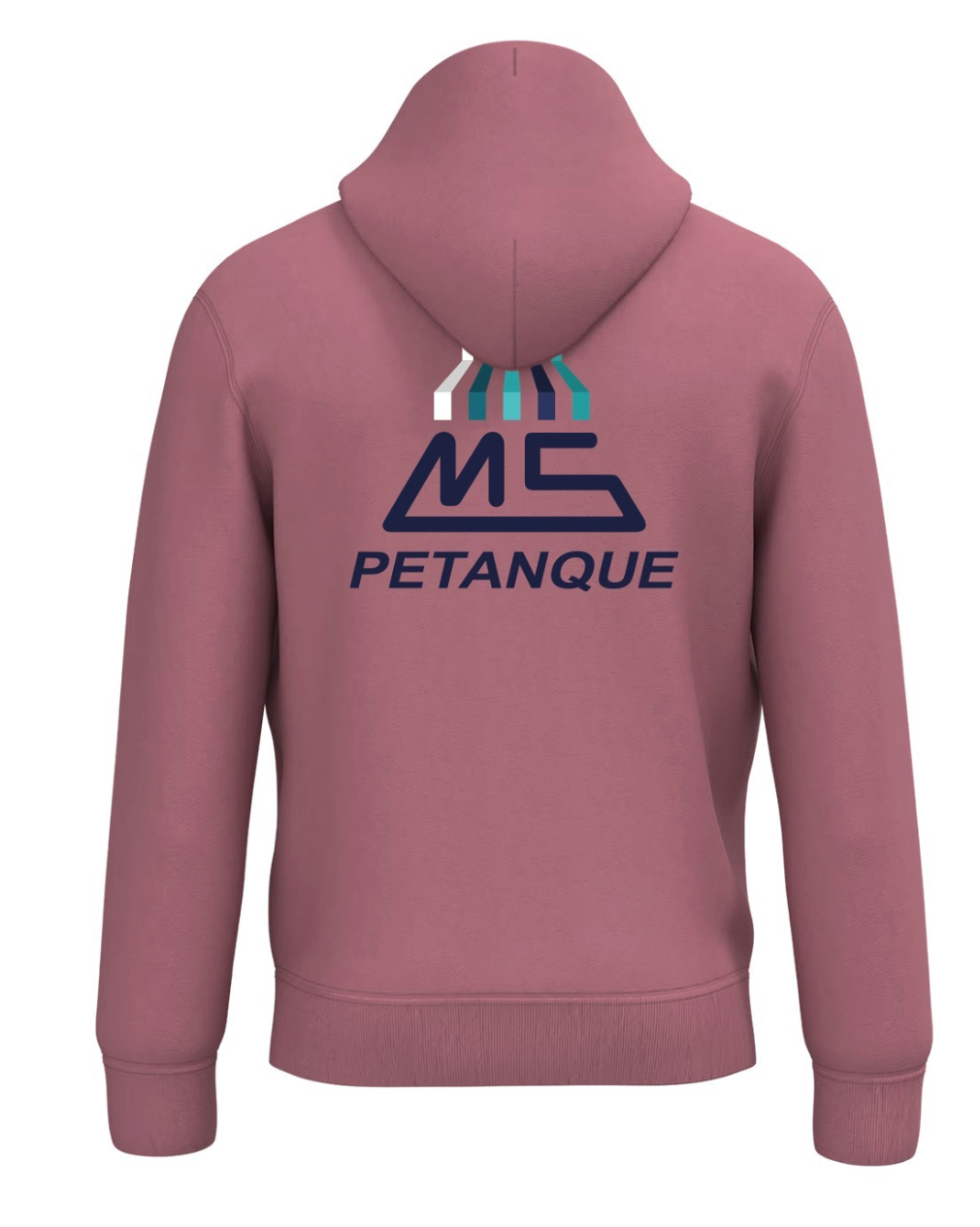 Sweat à Capuche MS Pétanque Rose 2026