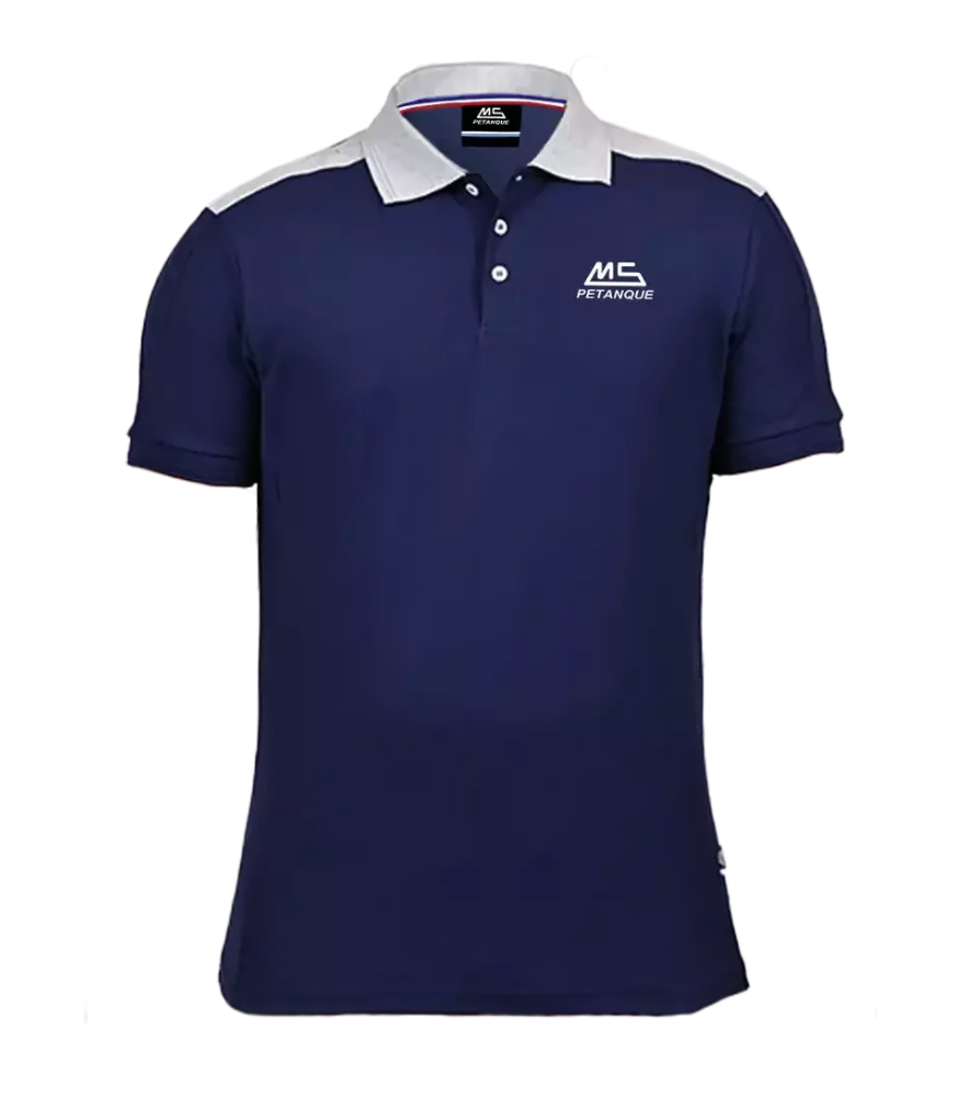 Polo de Survêtement MS Pétanque Bleu Marine