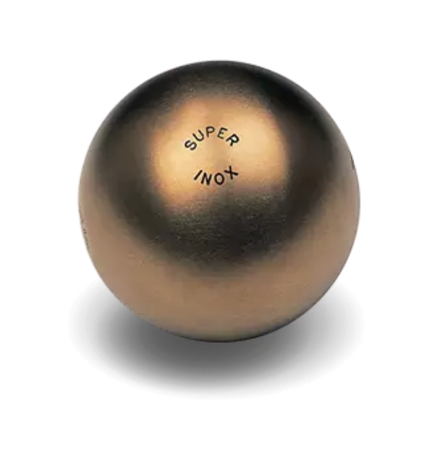 Jeu de 3 Boules La Boule Bleue — Super Inox 125 Demi-dure