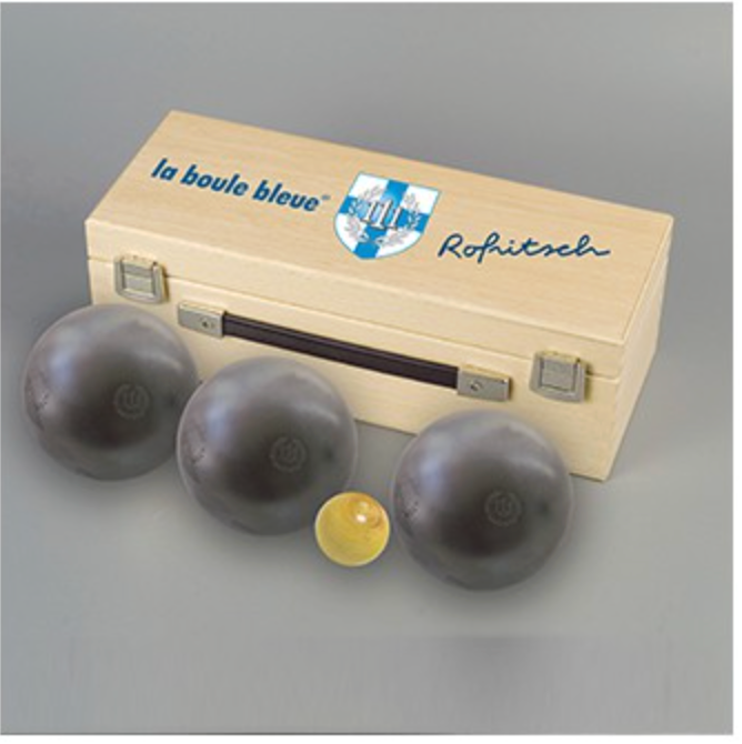 Jeu de 3 Boules La Boule Bleue — 111 Carbone Très tendre — Édition Collector