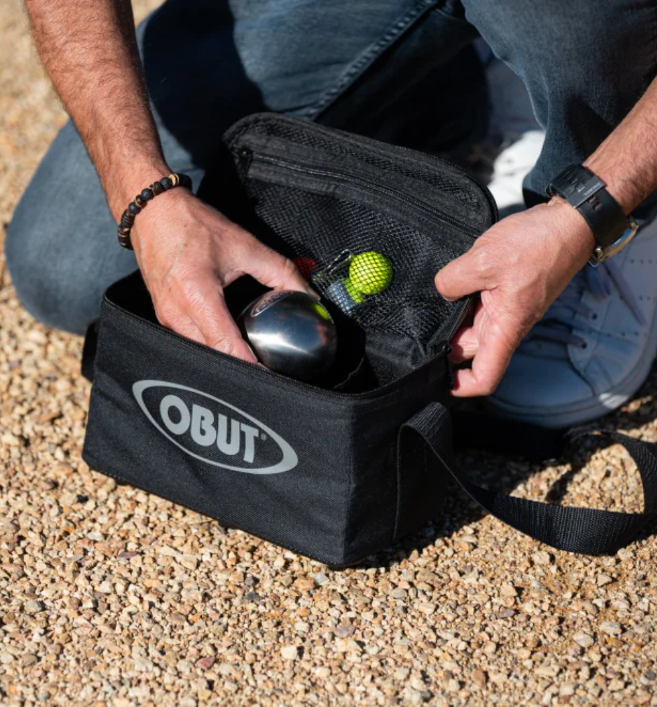 Sac Reporter 3 Boules Obut — Noir & Gris