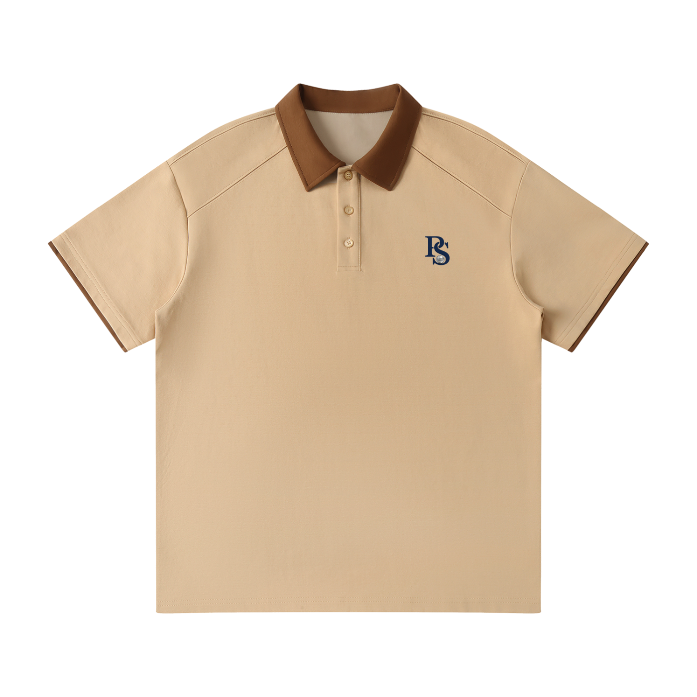Polo Raglan Col Contrasté — Pétanque Sportif