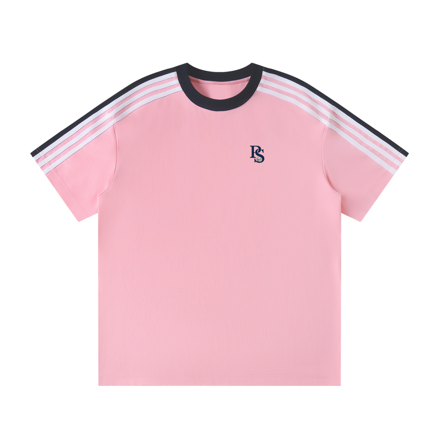 T-shirt Colorblock Rayé Unisexe