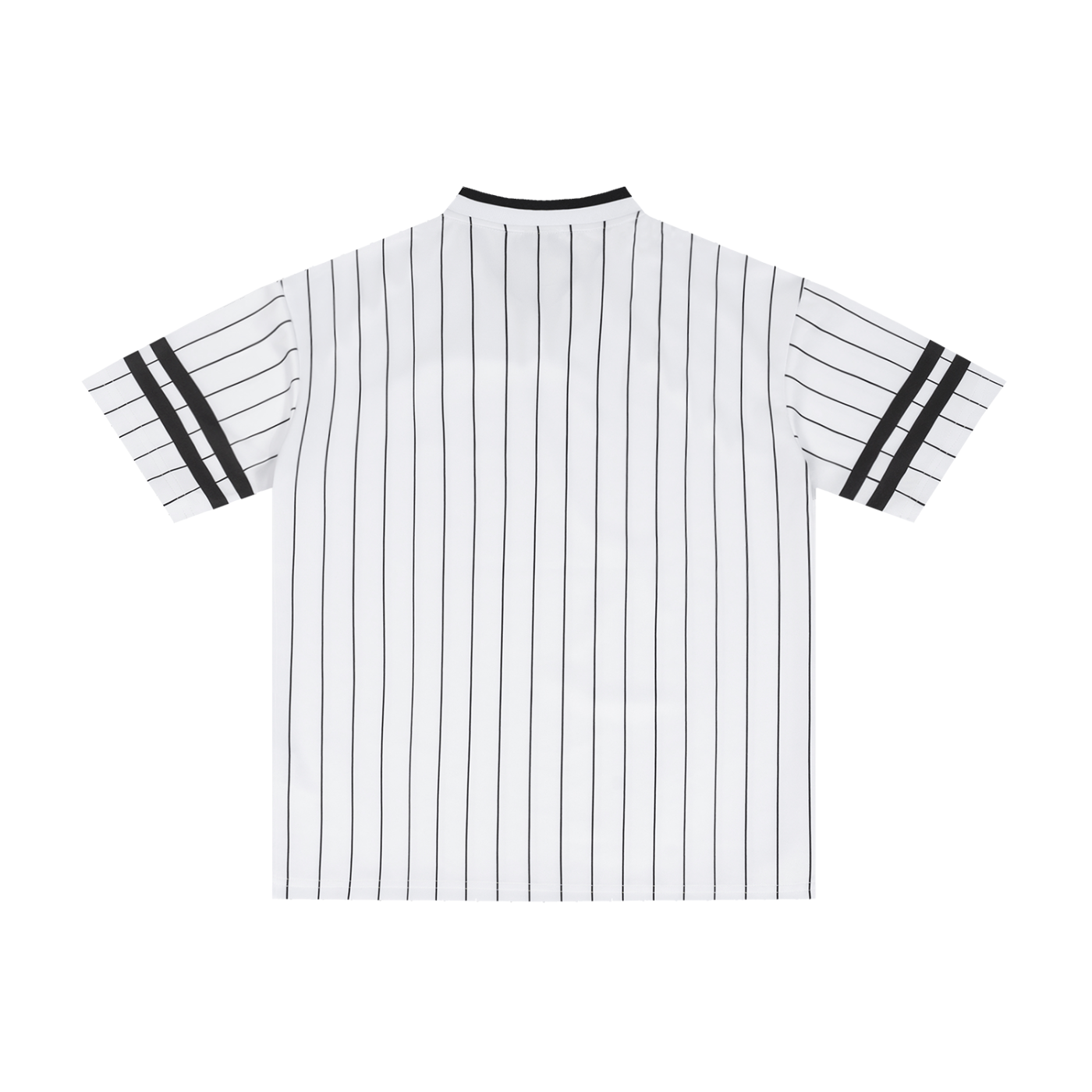 T-shirt Rayé Col V Loose — Pétanque Sportif