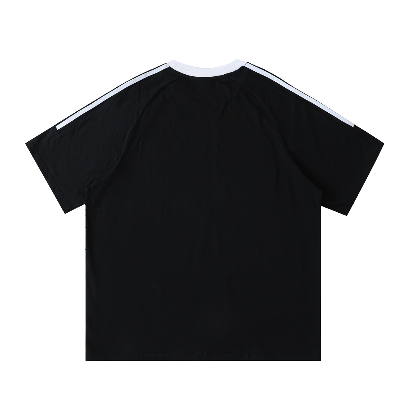 T-Shirt Coton Bandes Contrastées — Pétanque Sportif