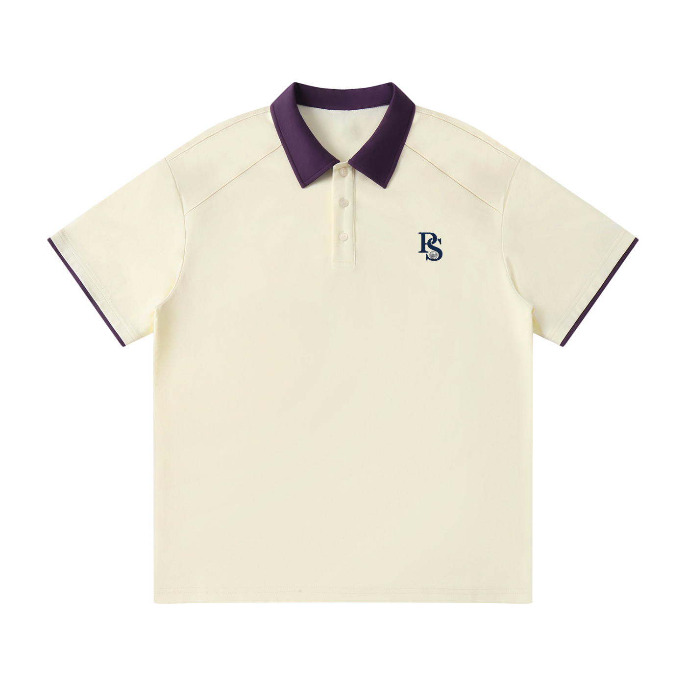 Polo Raglan Col Contrasté — Pétanque Sportif