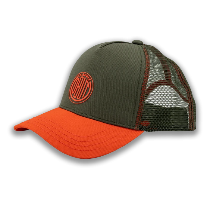 Casquette Obut Kaki Logo Vintage Orange