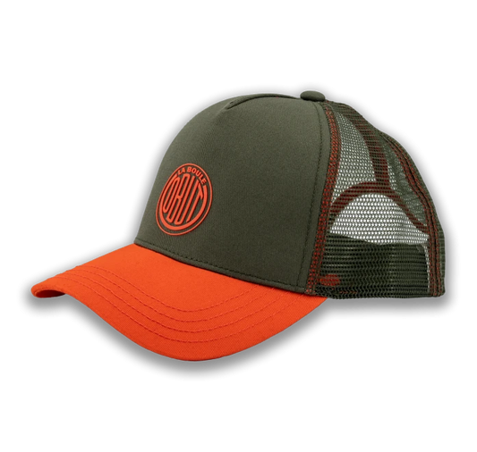 Casquette Obut Kaki Logo Vintage Orange
