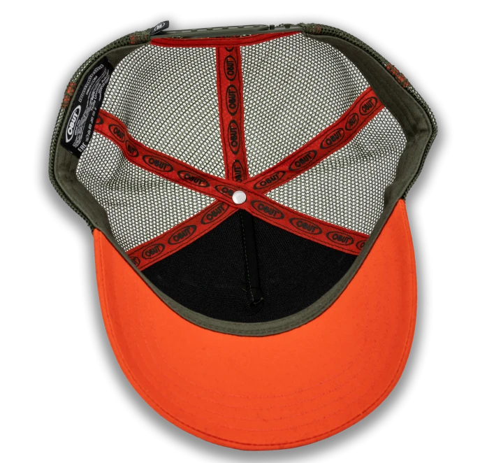 Casquette Obut Kaki Logo Vintage Orange