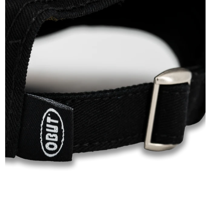 Casquette Obut Noire Logo Vintage Moutarde