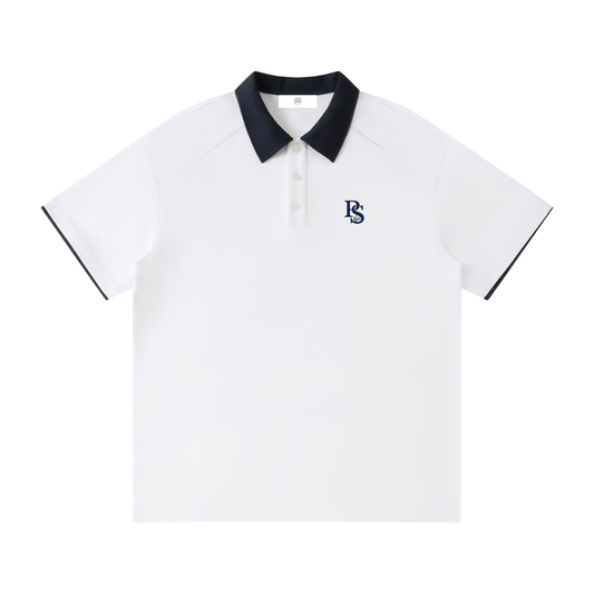 Polo Raglan Col Contrasté — Pétanque Sportif
