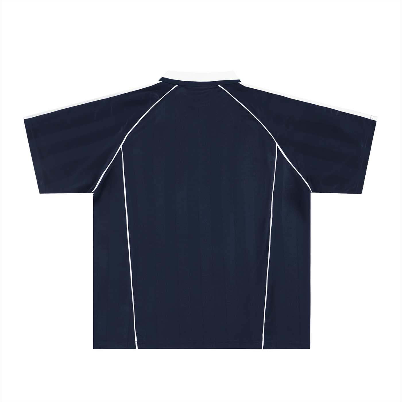 Maillot à Col et Rayures Contrastées