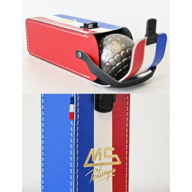 Étui MS Pétanque Bleu Blanc Rouge
