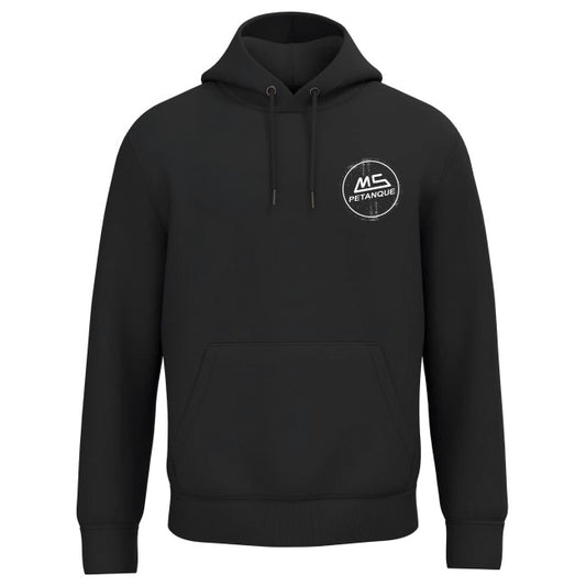 Sweat à Capuche MS Pétanque Noir 2026