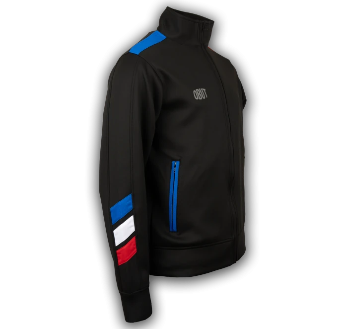 Veste survêtement OBUT noir – vue côté