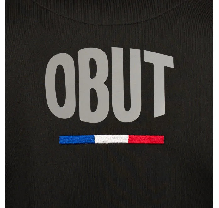 Veste survêtement OBUT noir – détail logo dos